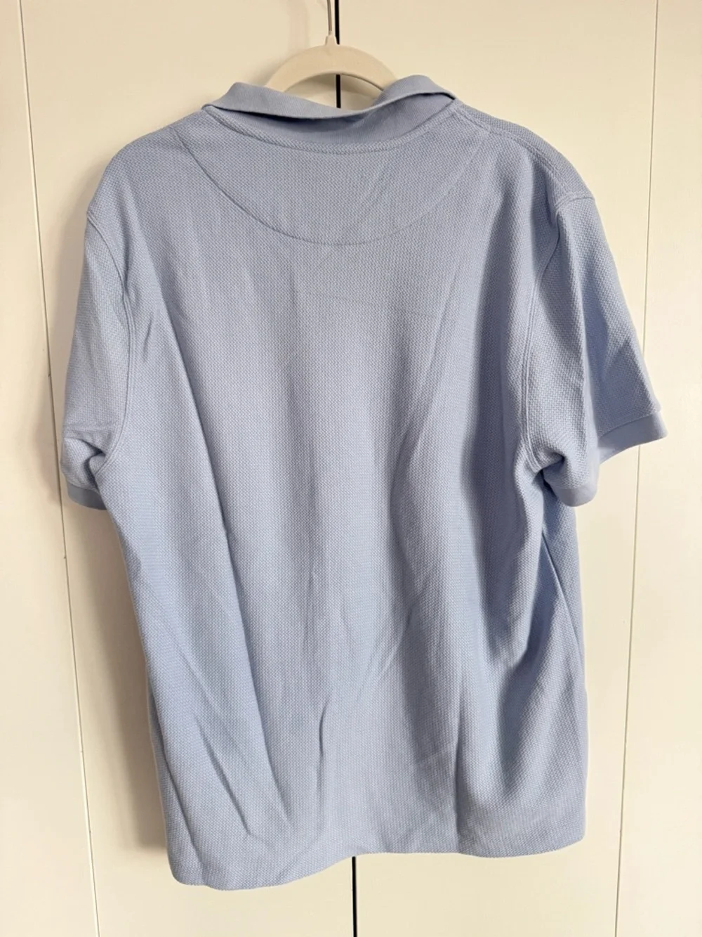 Banana Republic Light Blue Men's Knit Polo Shirt